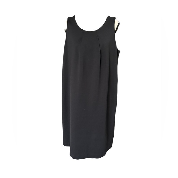 Lands’ End black knee length career dress with quality lining size 12 - Picture 3 of 10